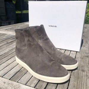 VInce Ilona Suede High Top Sneaker (8.5)